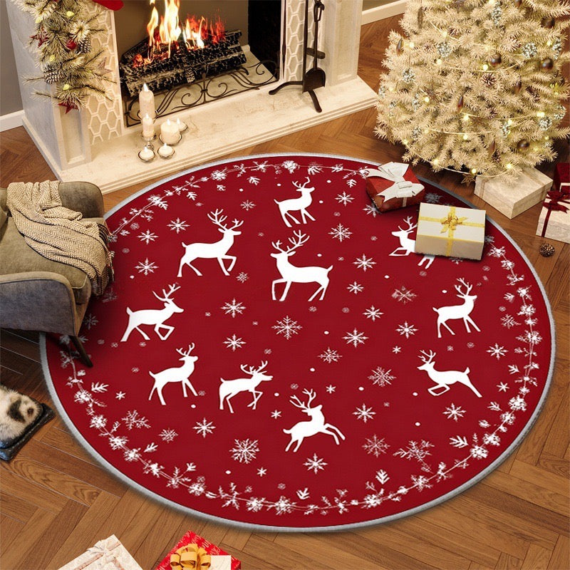 Christmas Circular Carpet