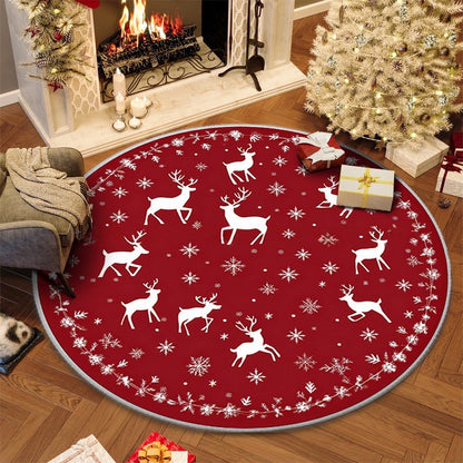Christmas Circular Carpet