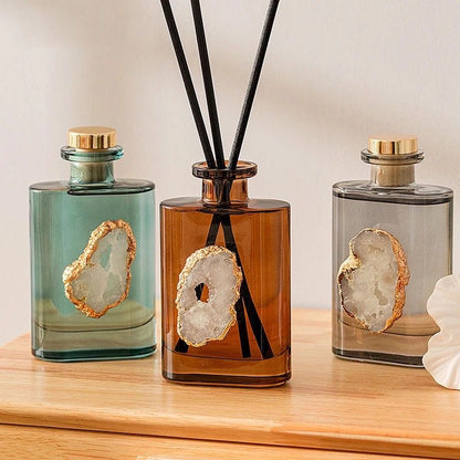 Luxurious Aromatherapy Essential oil fragrance perfume with crystal bottle Reed diffuser