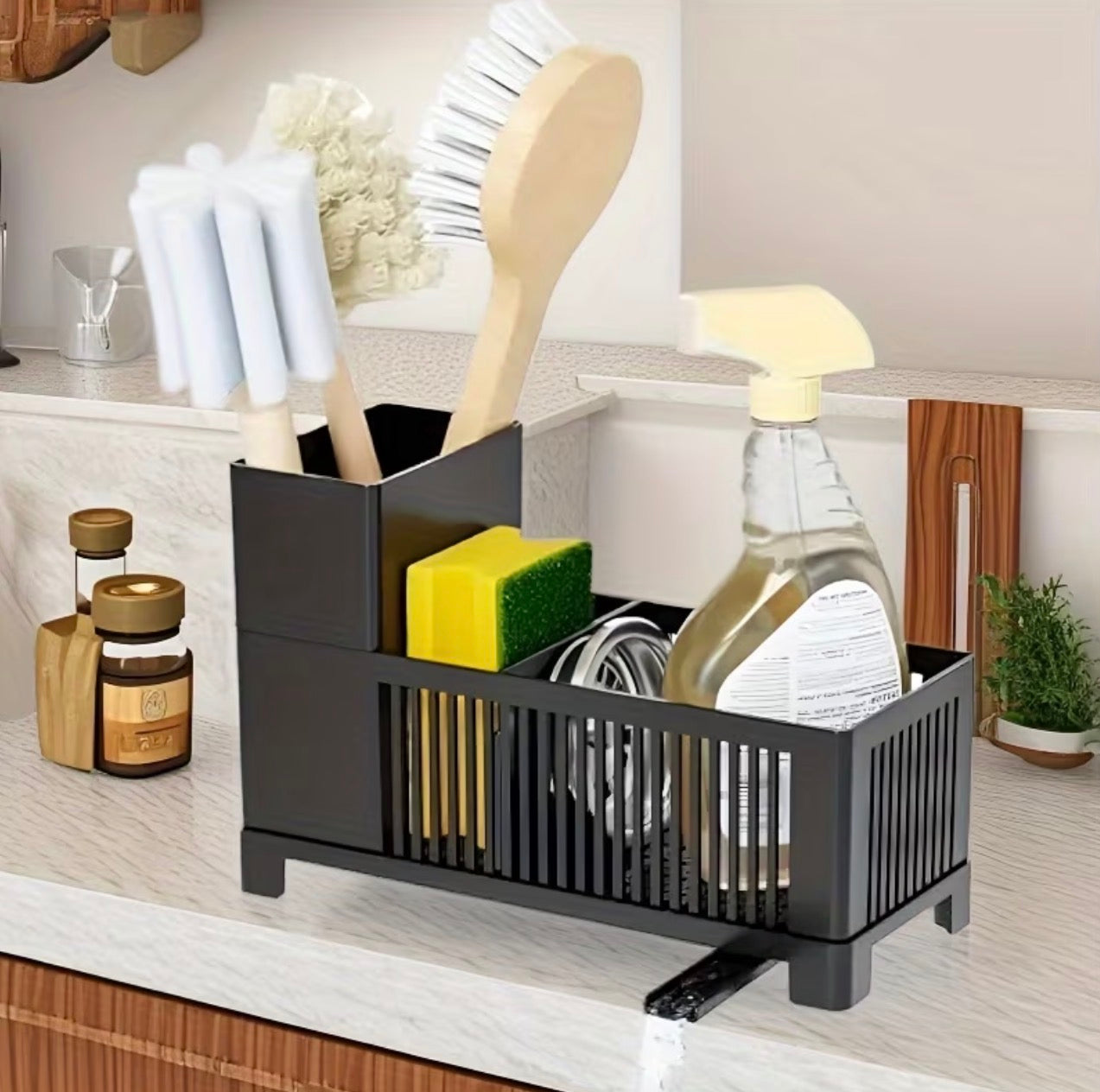 2in1 Non-Rust Sink Caddy
