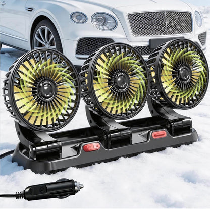 3 Head Car Cooling Fan 24V Cooling Fan