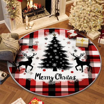 Christmas Circular Carpet