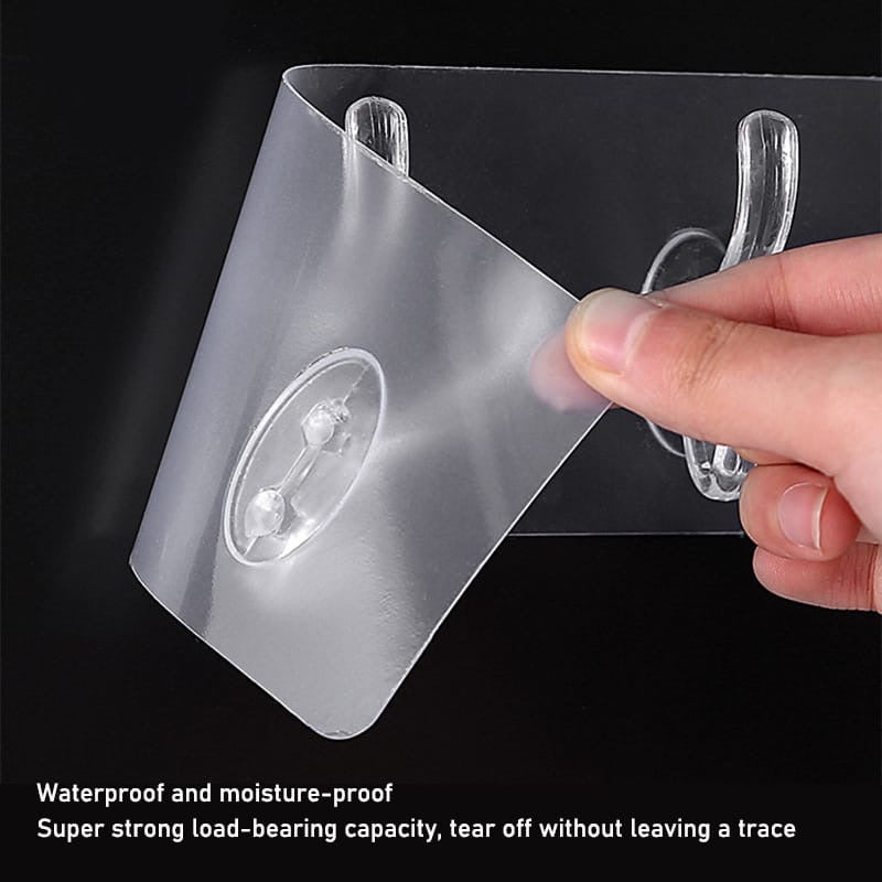 Multipurpose Transparent wall Hooks