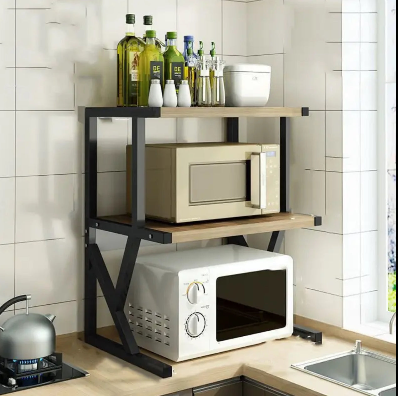 Microwave/ Oven Rack Organizer