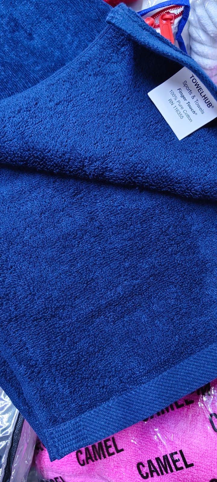 Royal blue cotton Towels
