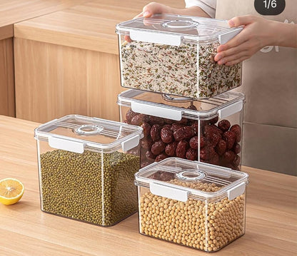 3 pcs acrylic storage containers