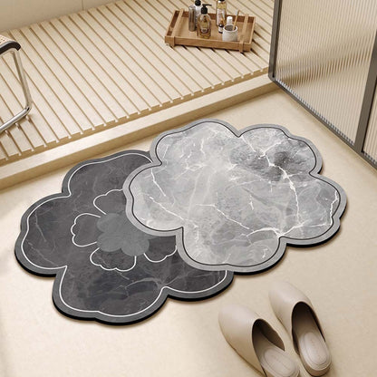 Bathroom absorbent diatom mud doormat