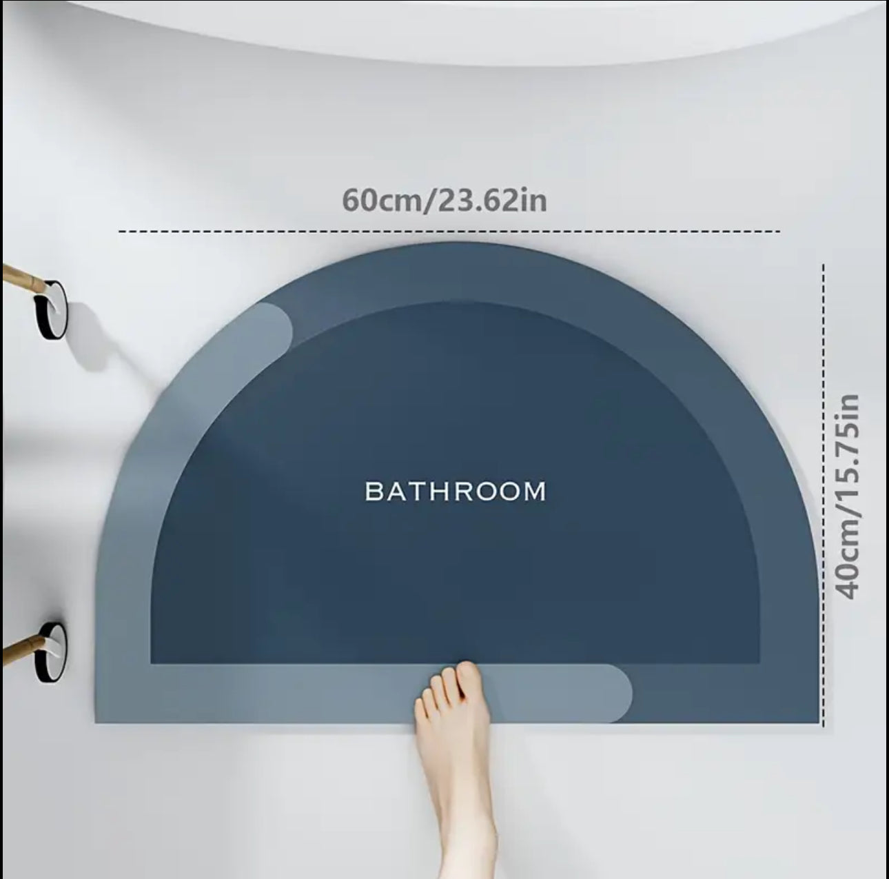 Super absorbent Antislip bathroom mat