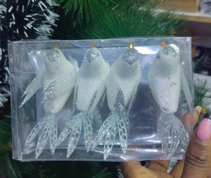 Christmas Dove like(4pcs)