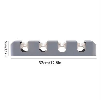 Non slip wall Mounted mop holder