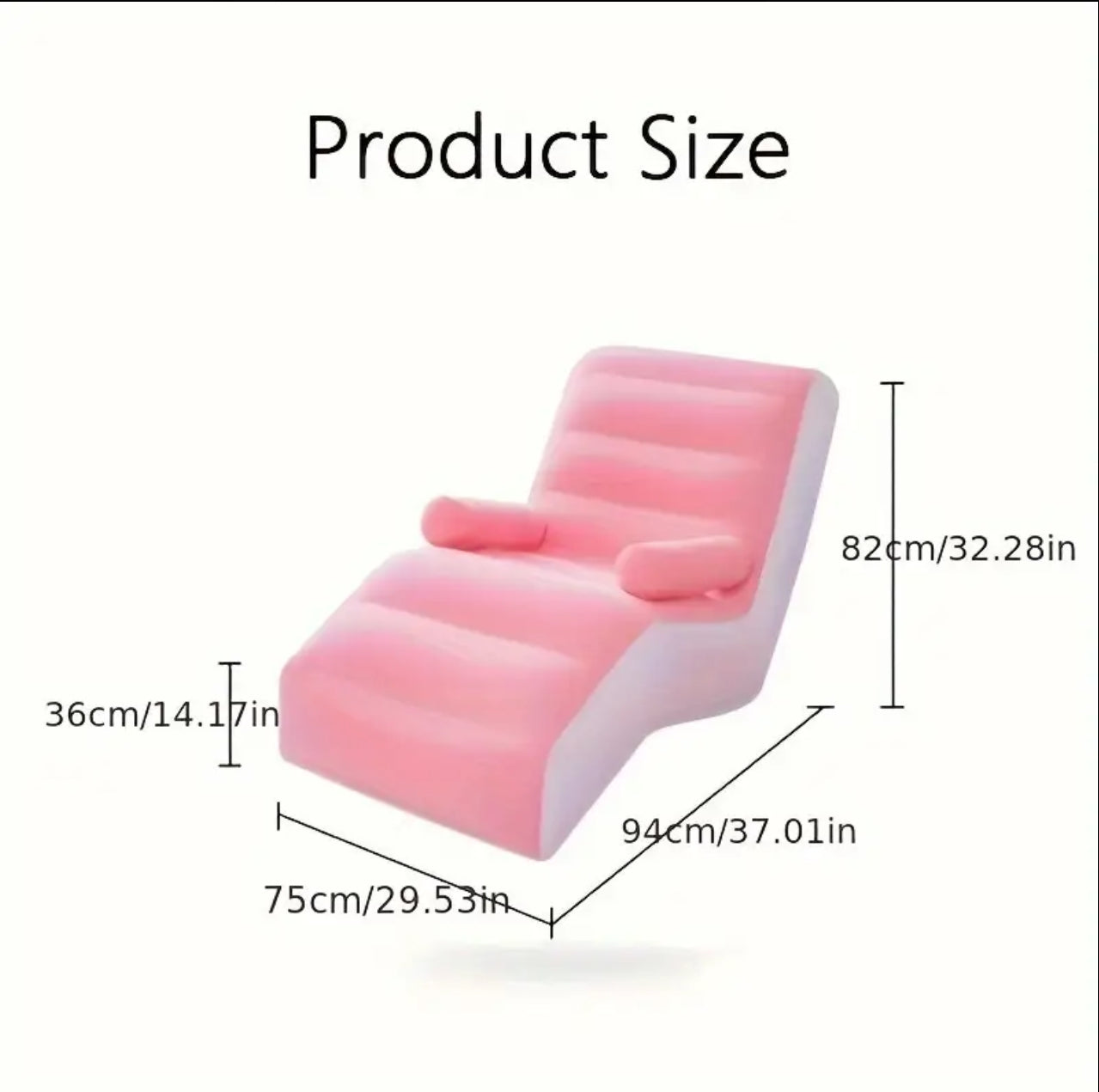 New Design Inflatable Seat with armrest / Lazy Sofa plus FREE PUMP