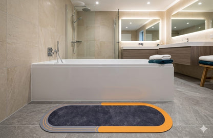 Super Absorbent oval rubber Mat
