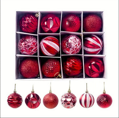 12pcs xmas balls set