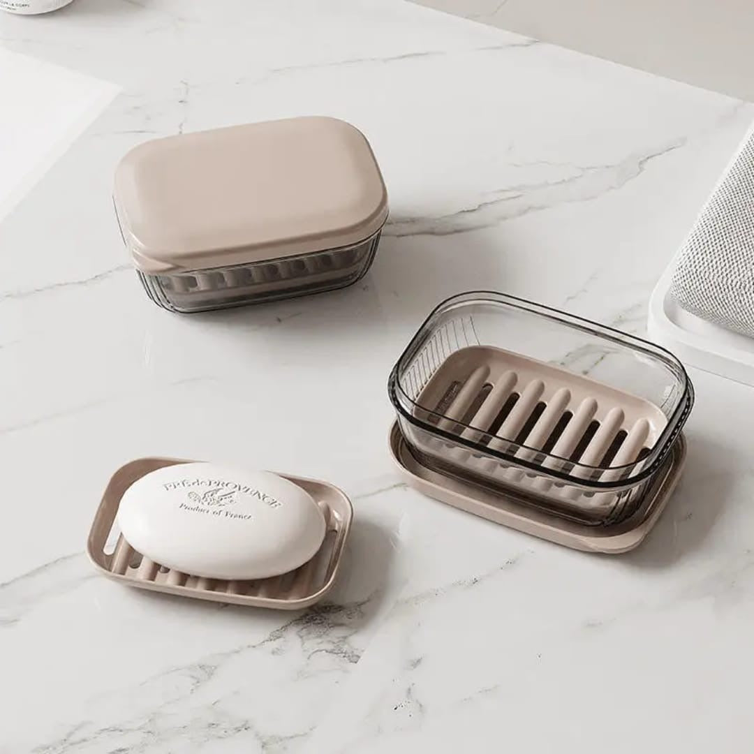 Portable travel soap holder..