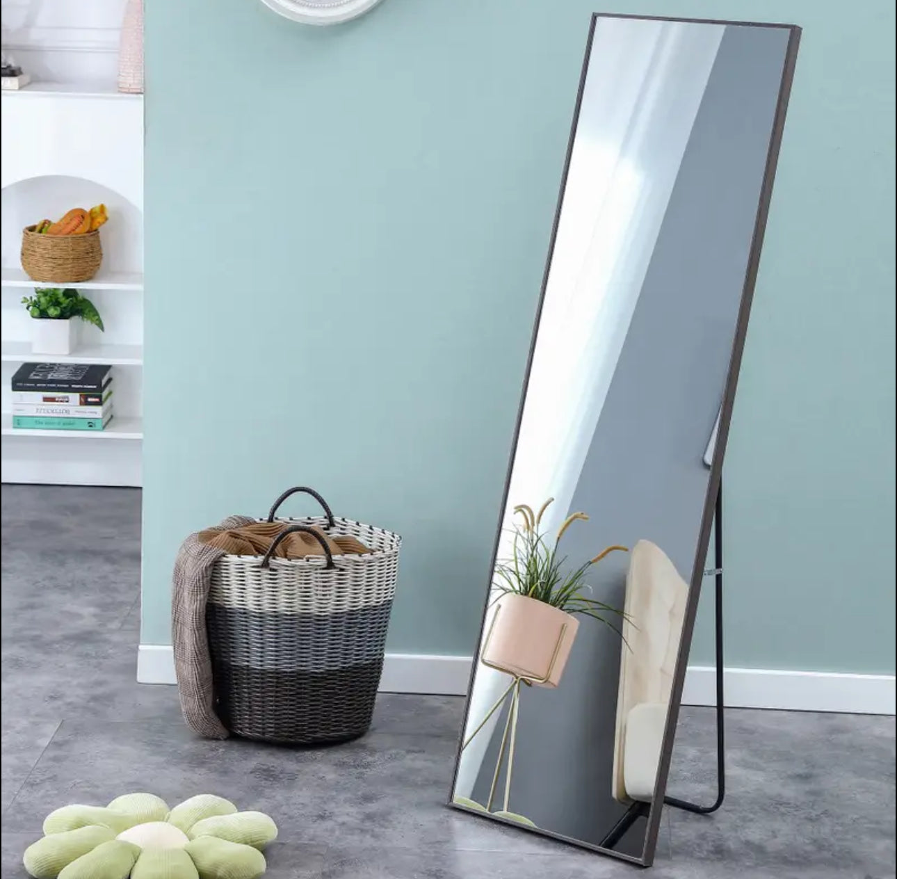 Standing/Dressing mirrors with metallic frame