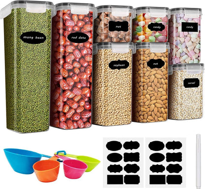 8pcs Food/Pantry Storage Containers