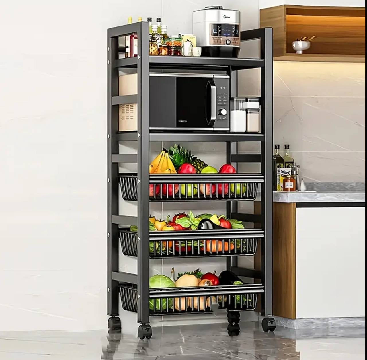 Selective Rack 5 Layer 5 layers Multifunctional Metallic rack – Luxury Homes Collections