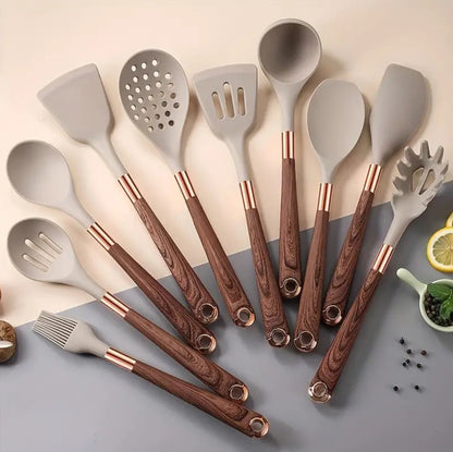 11pcs silicone spoon set