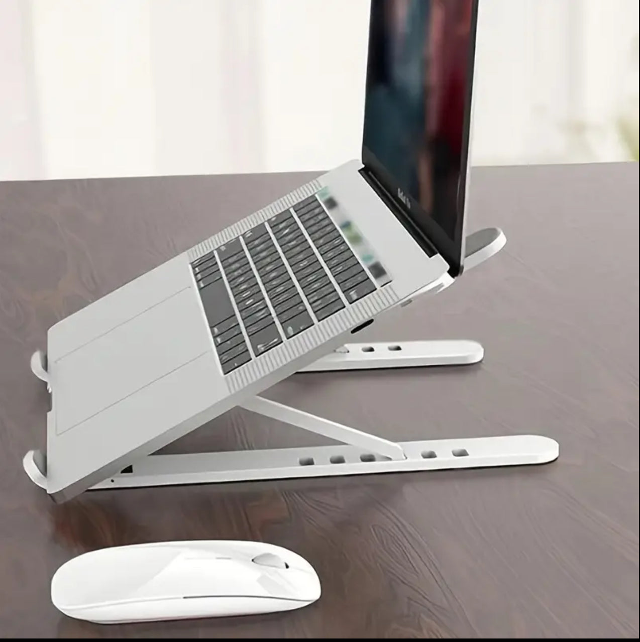 Hard plastic Creative foldable adjustable laptop stand bracket