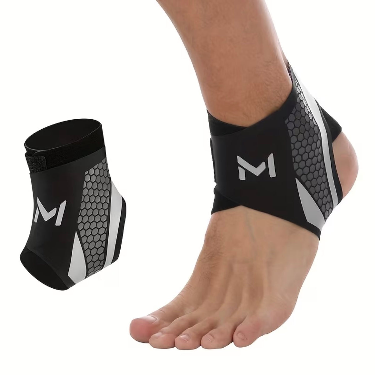 Unisex Orthopedic Compression Ankle Brace Sleeve for Plantar Fasciitis Relief, Tendonitis, Sprained