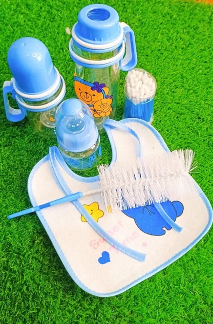 8pcs Baby Feeding Bottle Newborn Gift Set
