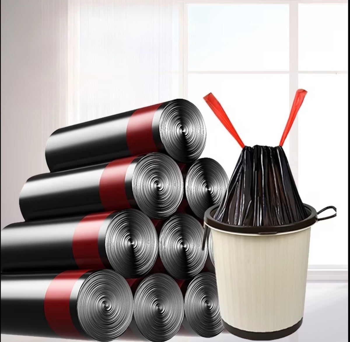 Drawstring Trash Can Liners