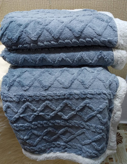 Premium quality warm Sherpa fleece blanket