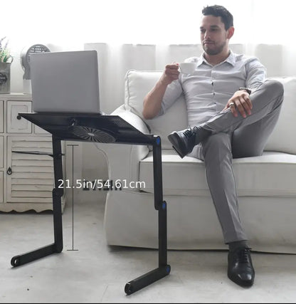 Foldable Laptop stand with fan