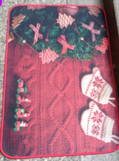 Christmas door mat