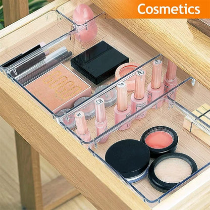 28pcs set drawer organizers
Stackable design