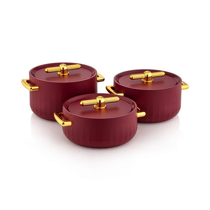 Round high quality insulated forever gold Hotpots