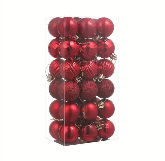 36pc set christmas ball