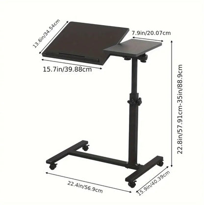 Laptop Stand,Movable Table, Height Adjustable Standing Desk