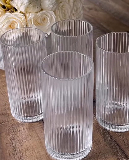 335ml DELI Vertical stripe Highball glass