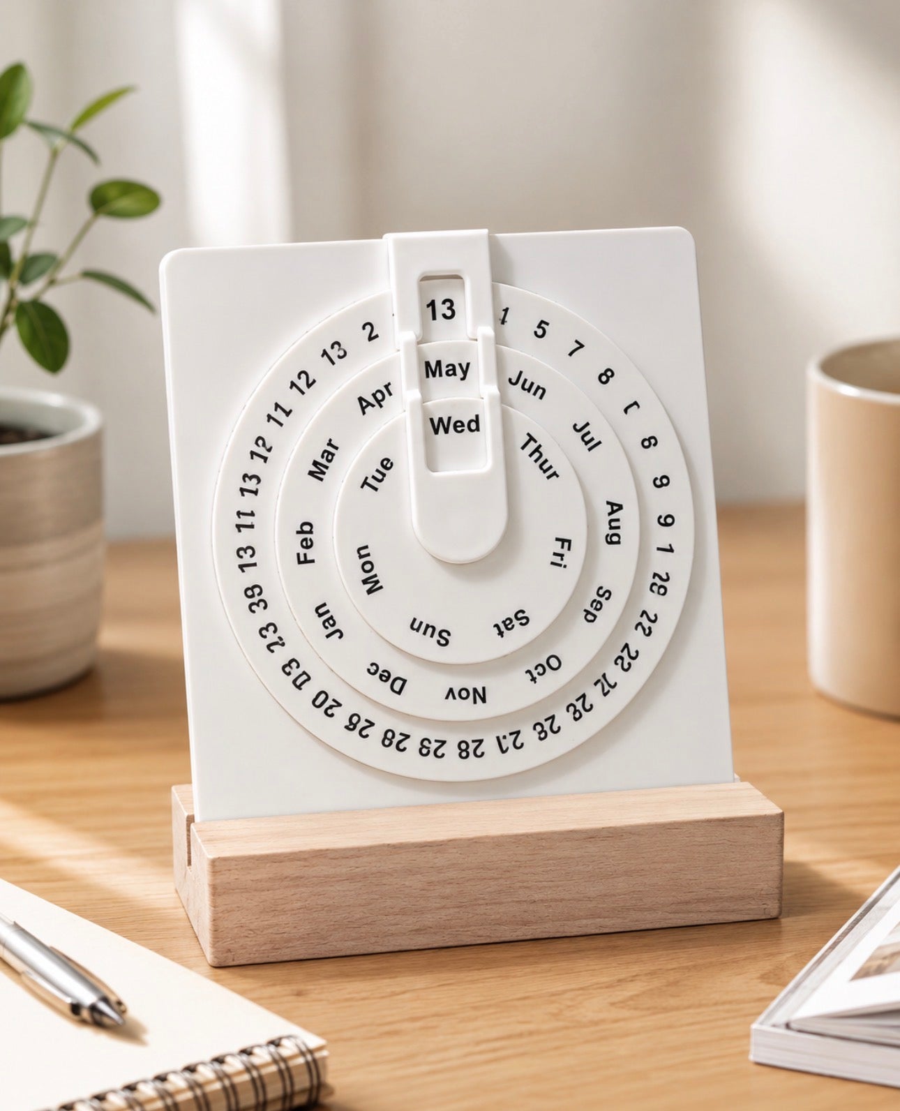 Rotating Desk Calendar