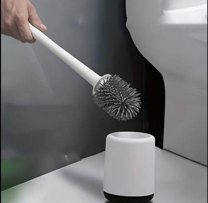 Silicon toilet brush