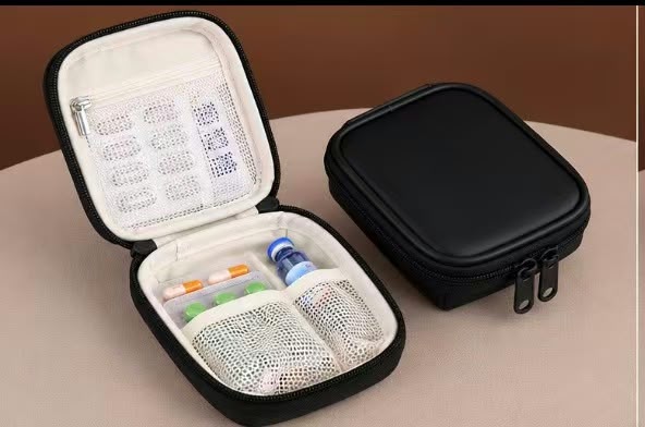 Portable Travel Medicine & First Aid Bag