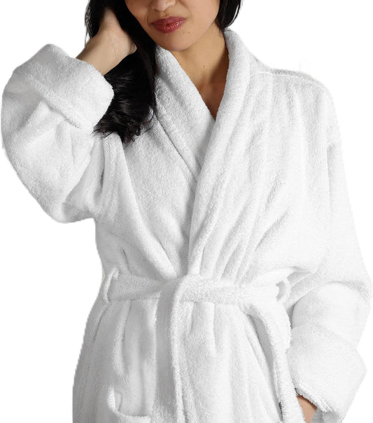 Warp yourself into a new level of luxury with cotton rich bathrobes