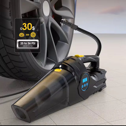 Portable Car tyre inflator and vacuum cleaner(Dual-use)