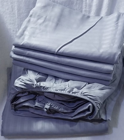 PURE COTTON stripped bedsheets