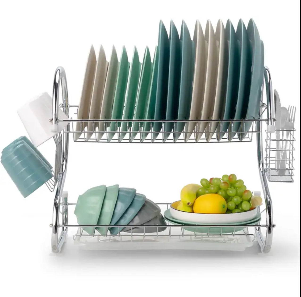 2TIER KITCHEN DRYING RACK