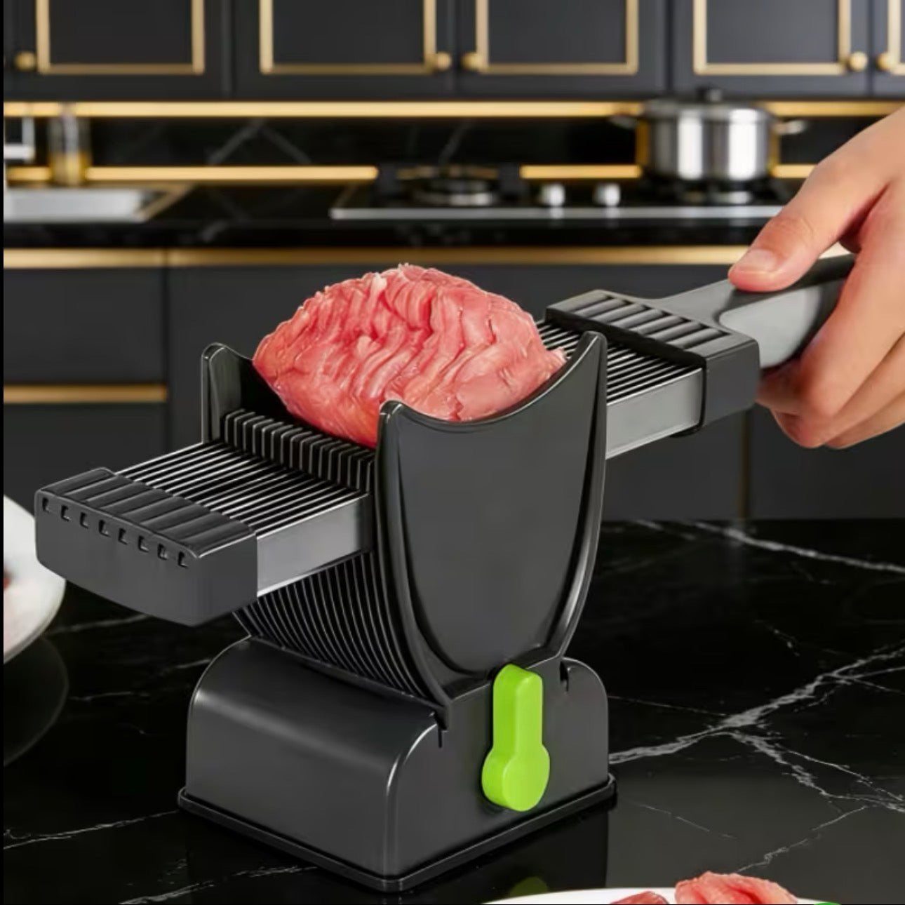 Fresh meat slicer