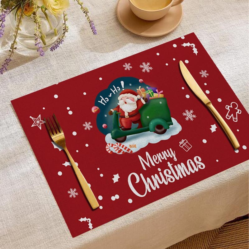 Christmas themed table placemats/table mats