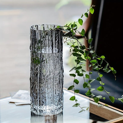 Modern creative dark  glass vase