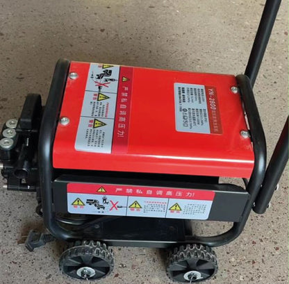 Electric high pressure car wash machine