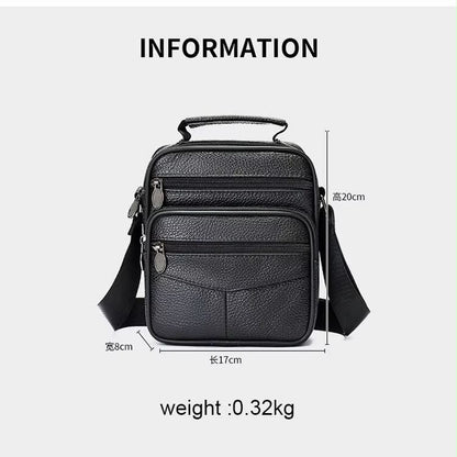 Premium Unisex Leather Crossbody Bag