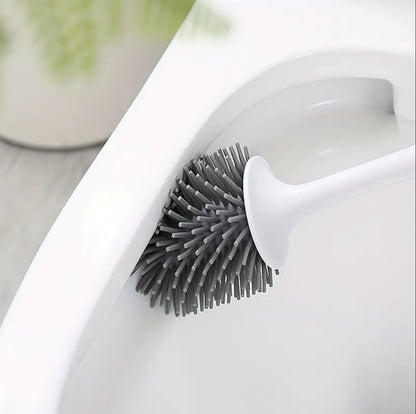 Silicon toilet brush