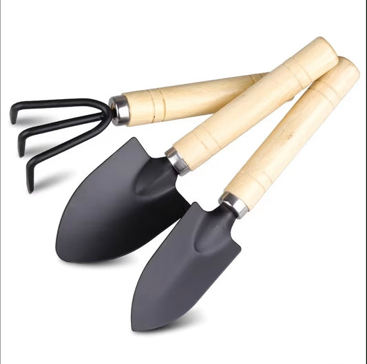 3 piece mini indoor gardening tools set