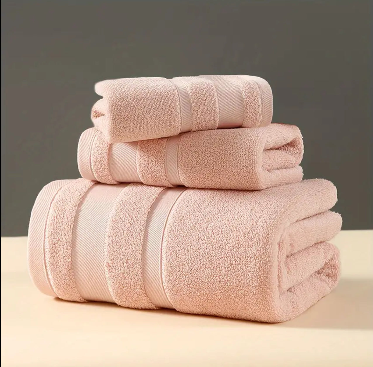 3 pcs premium quality towels