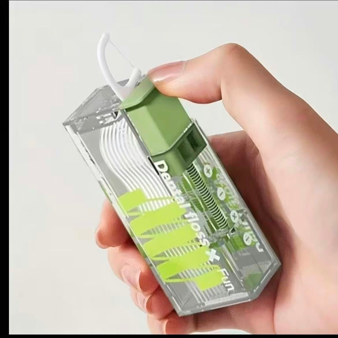 Portable Automatic Floss Dispenser with Travel Case